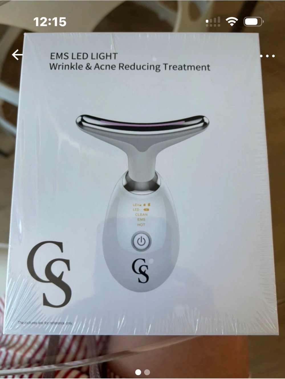 EMS LED Facial Sculpting Device - White